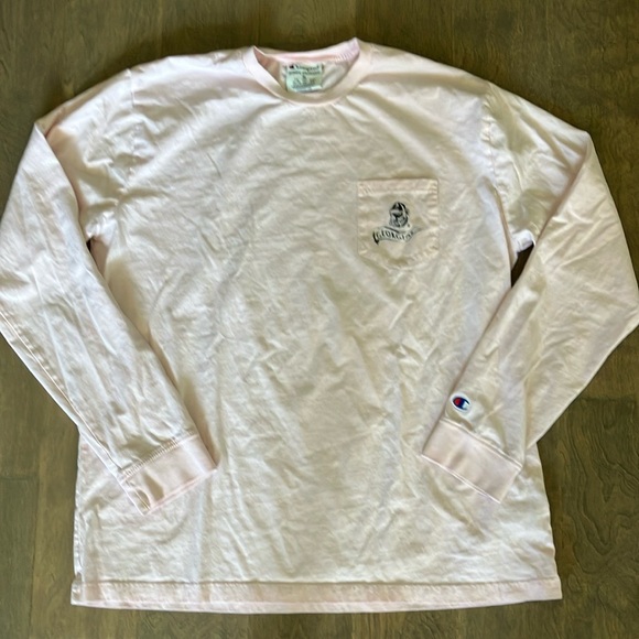 Champion Tops - UGA Bulldogs Pink Long Sleeve Champiob Tee size XL 100% cotton